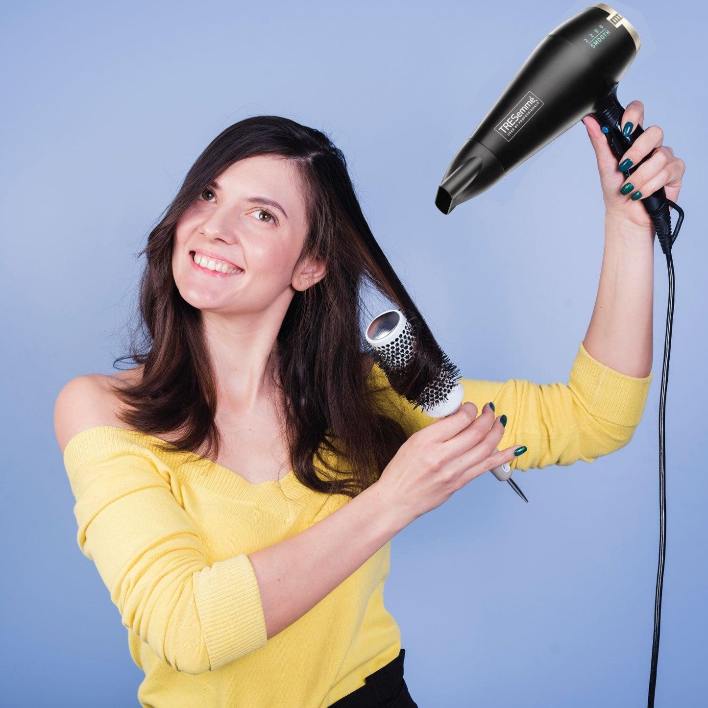 Lightweight Hair Dryer - Smooth and Shine Hair Dryer 2200W Blow Dryer 5542DU Anti-Frizz