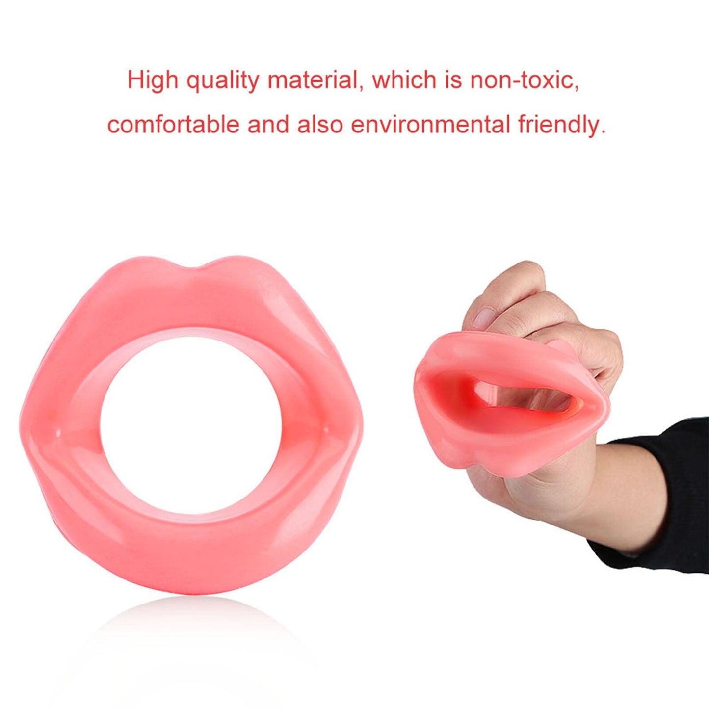 Mouth Exercises Tool - Face Slimmer Silicone Oral Lip Trainer Face Lifting Lip Exerciser