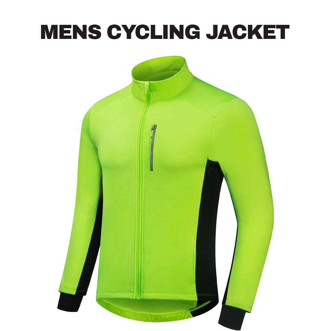 Best Waterproof Cycling Jacket - Mens Cycling Jacket Hi Viz Highly Visible Windproof Waterproof Breathable Mens