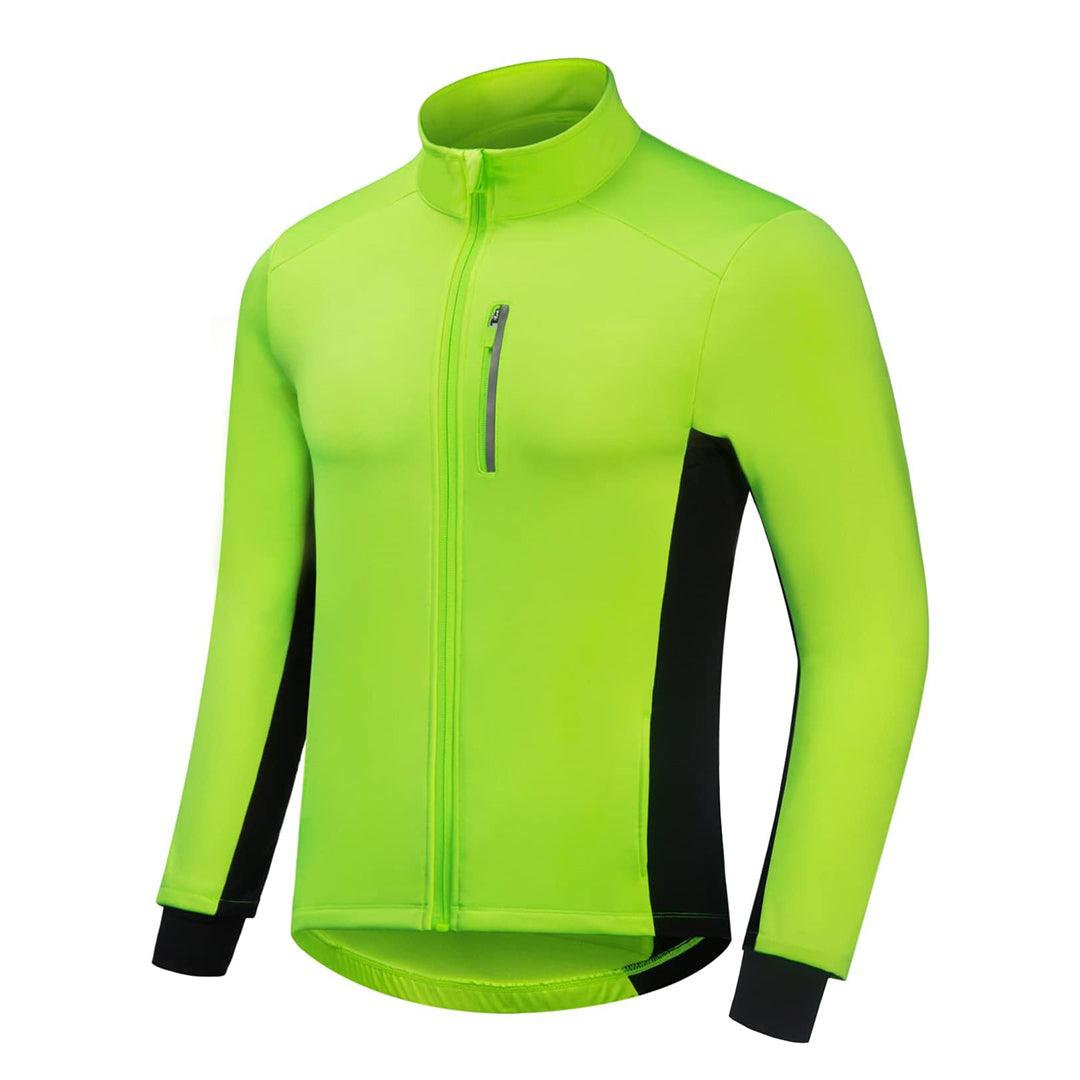 Best Waterproof Cycling Jacket - Mens Cycling Jacket Hi Viz Highly Visible Windproof Waterproof Breathable Mens