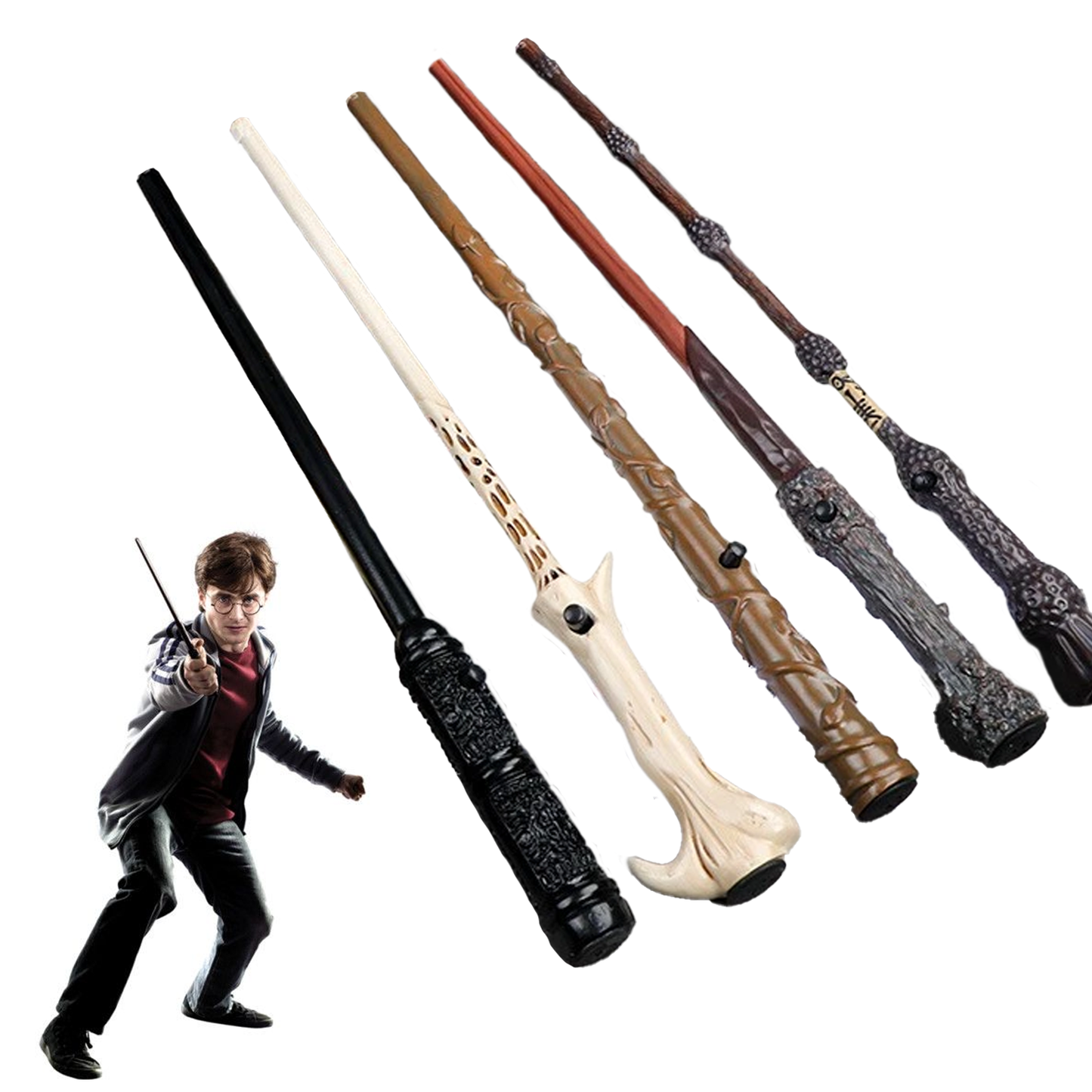 Magic Fire Shooting Wand – Real Flame Wizard Wand for Magic Tricks (Inspired by Harry Potter Series)
