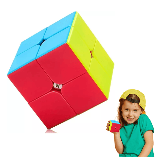Magic Rubik's Cube - 2x2x2 Speed Cube Fast Smooth Turning Solid Durable & Stickerless