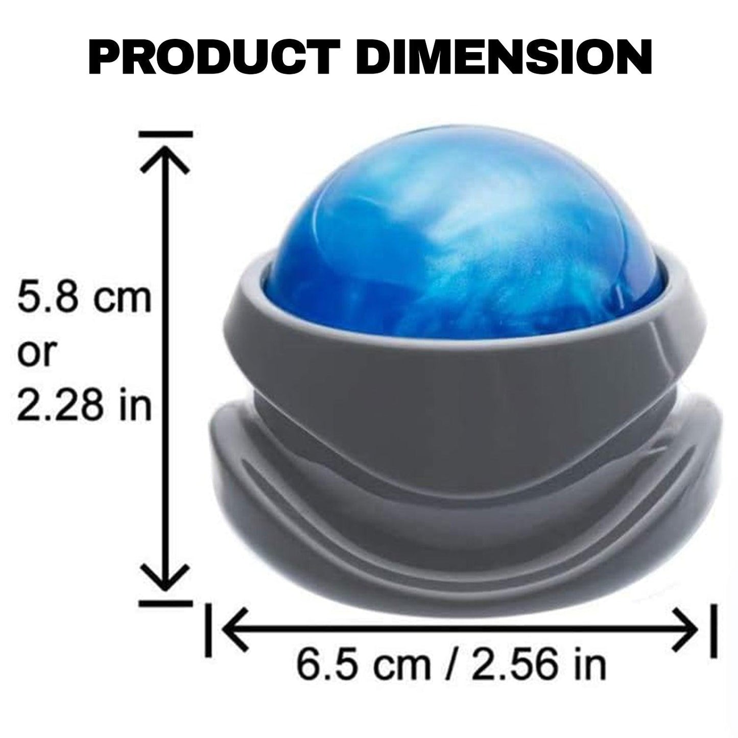 Massage Roller Ball - Self Massage Ball Reflexology Stress Relief Tension Release Relax
