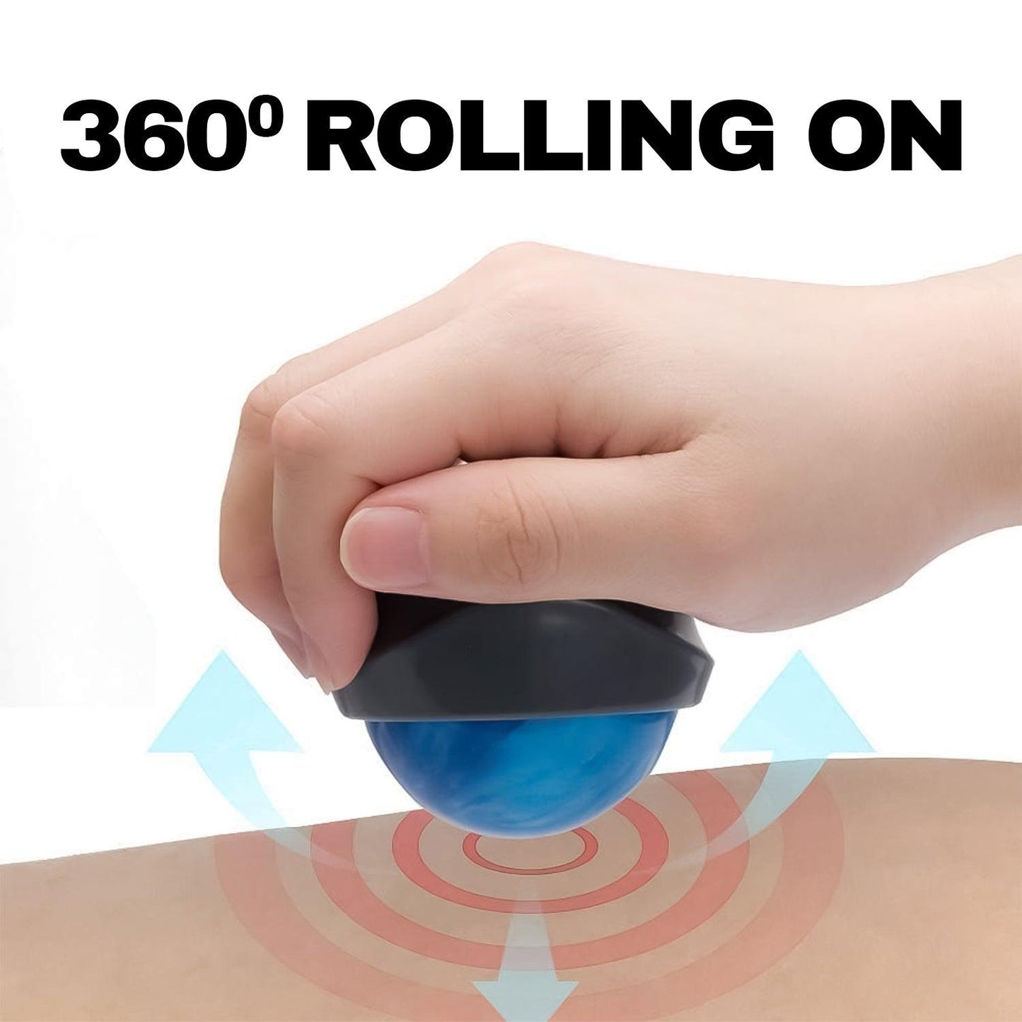 Massage Roller Ball - Self Massage Ball Reflexology Stress Relief Tension Release Relax