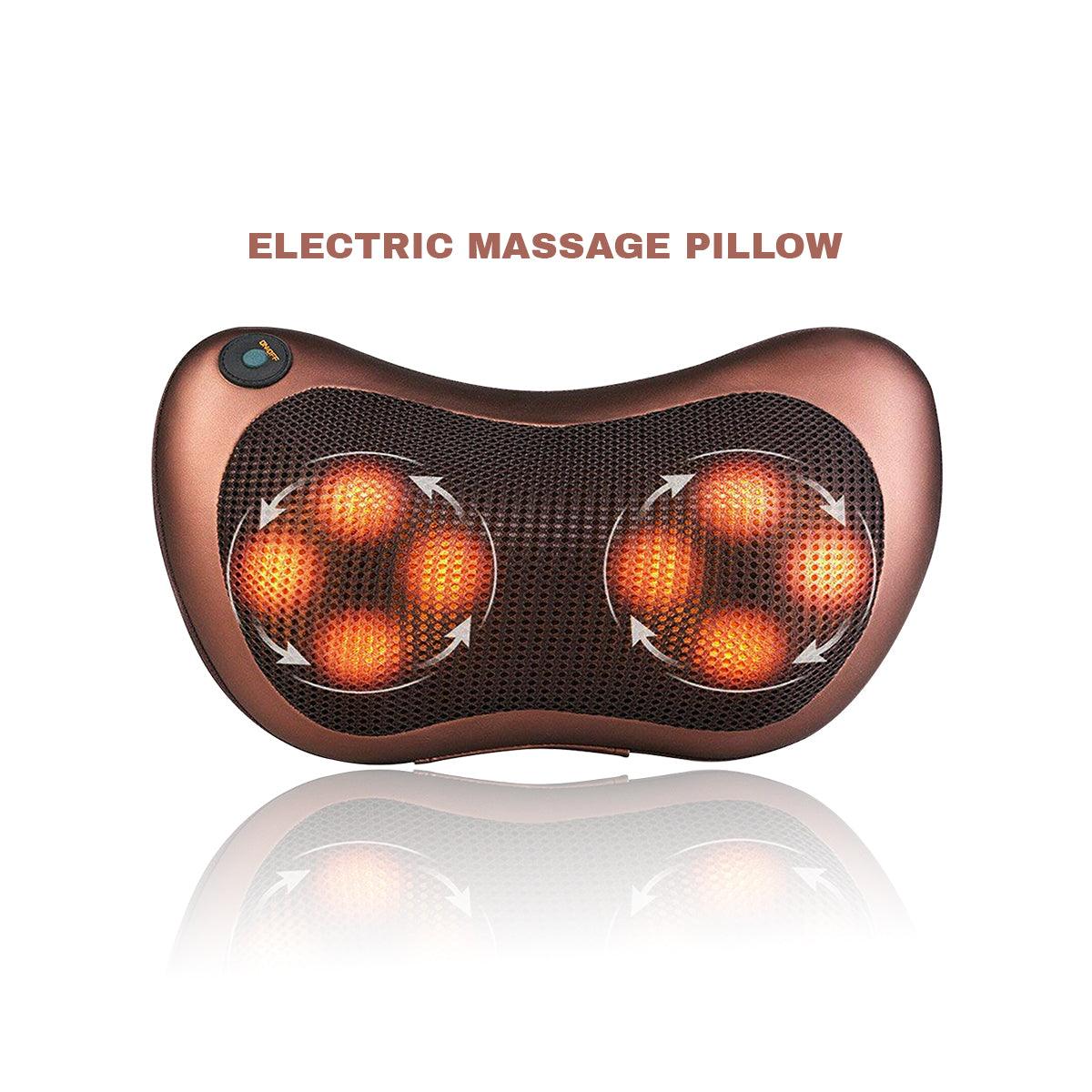 Best Neck Massager UK - Electric Massage Pillow Neck Back Full Body Lumbar Heat Support Cushion