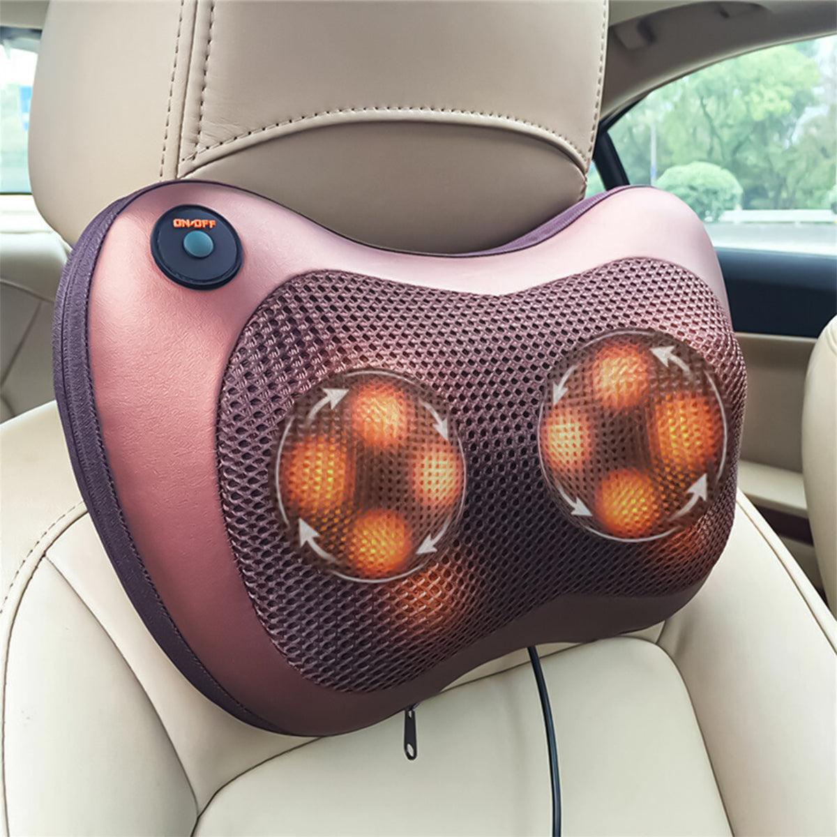 Best Neck Massager UK - Electric Massage Pillow Neck Back Full Body Lumbar Heat Support Cushion
