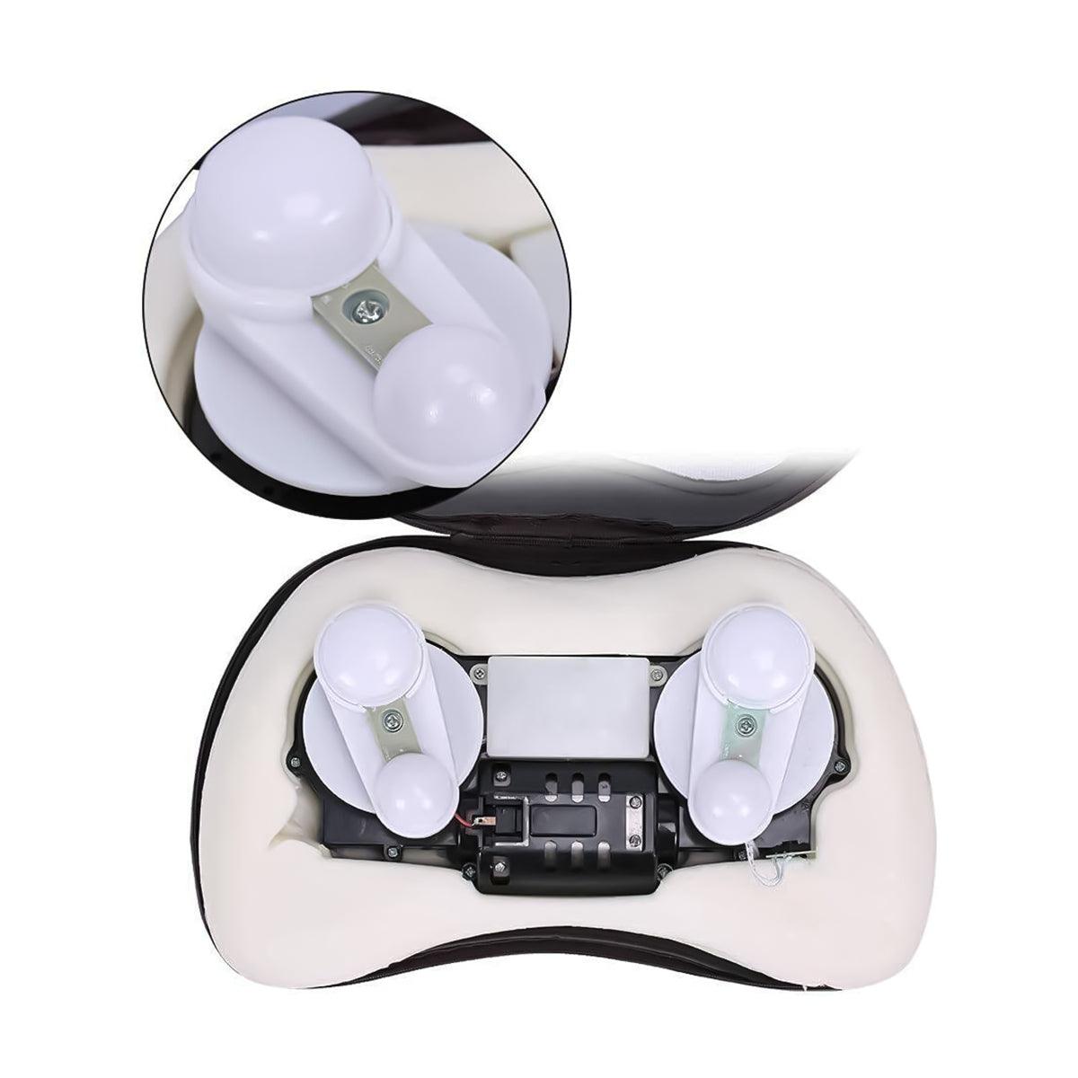 Best Neck Massager UK - Electric Massage Pillow Neck Back Full Body Lumbar Heat Support Cushion