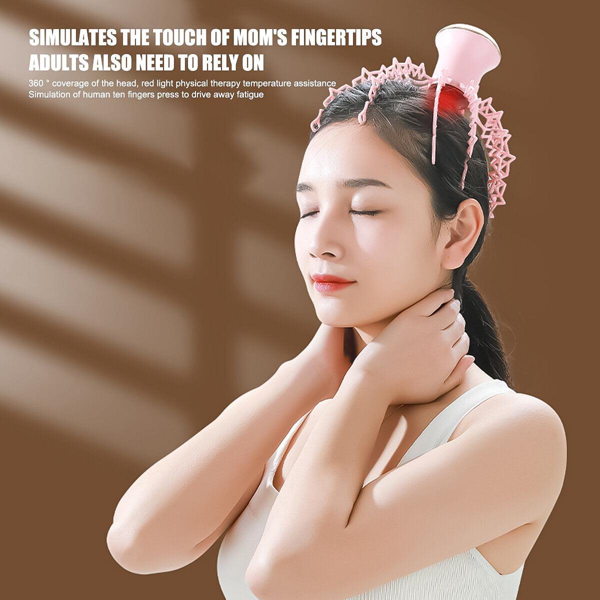 Octopus Head Massager - Electric Scalp Massager Stress Relief Relax