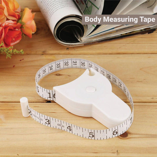 Measuring Tape for Body - Push-Button Retract Lock Pin System 150CM Automatic Telescopic Body Measure Tape
