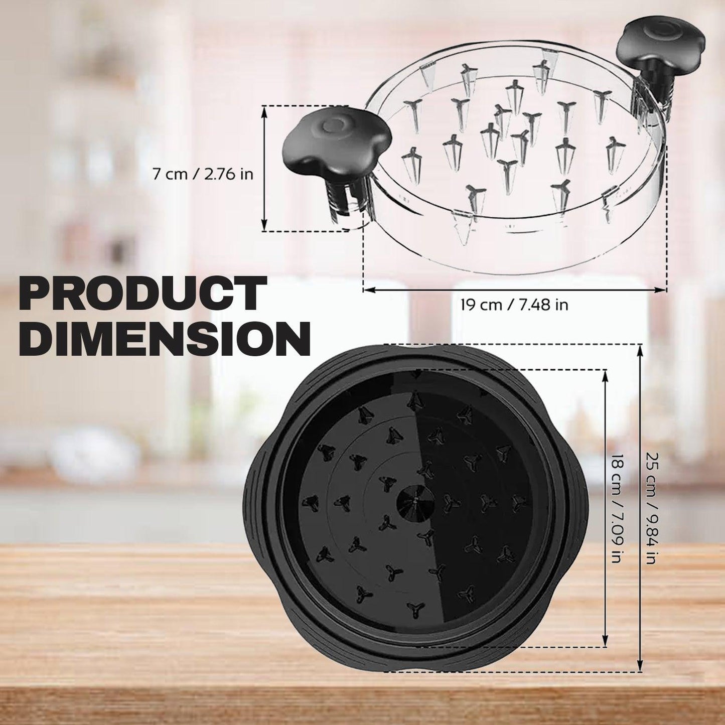 Chicken Breast Shredder - Meat Shredder Machine Suitable for Pork Beef Chicken Twist with Brush & Fork