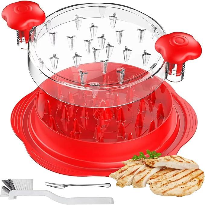 Chicken Breast Shredder - Meat Shredder Machine Suitable for Pork Beef Chicken Twist with Brush & Fork