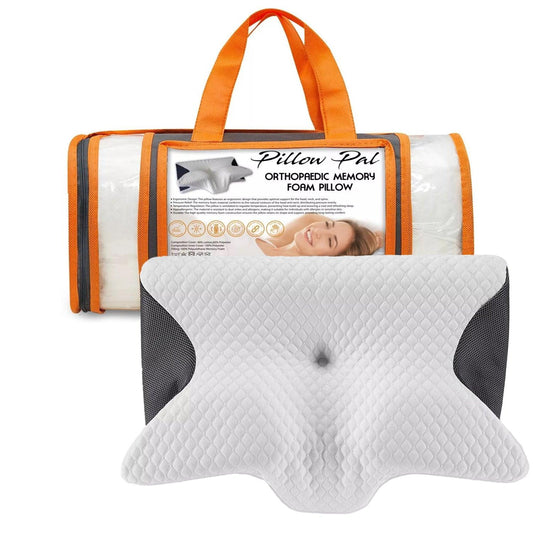 Memory Foam Pillow - Orthopedic Pillow For Neck Head Shoulder & Back Pain Relief Support