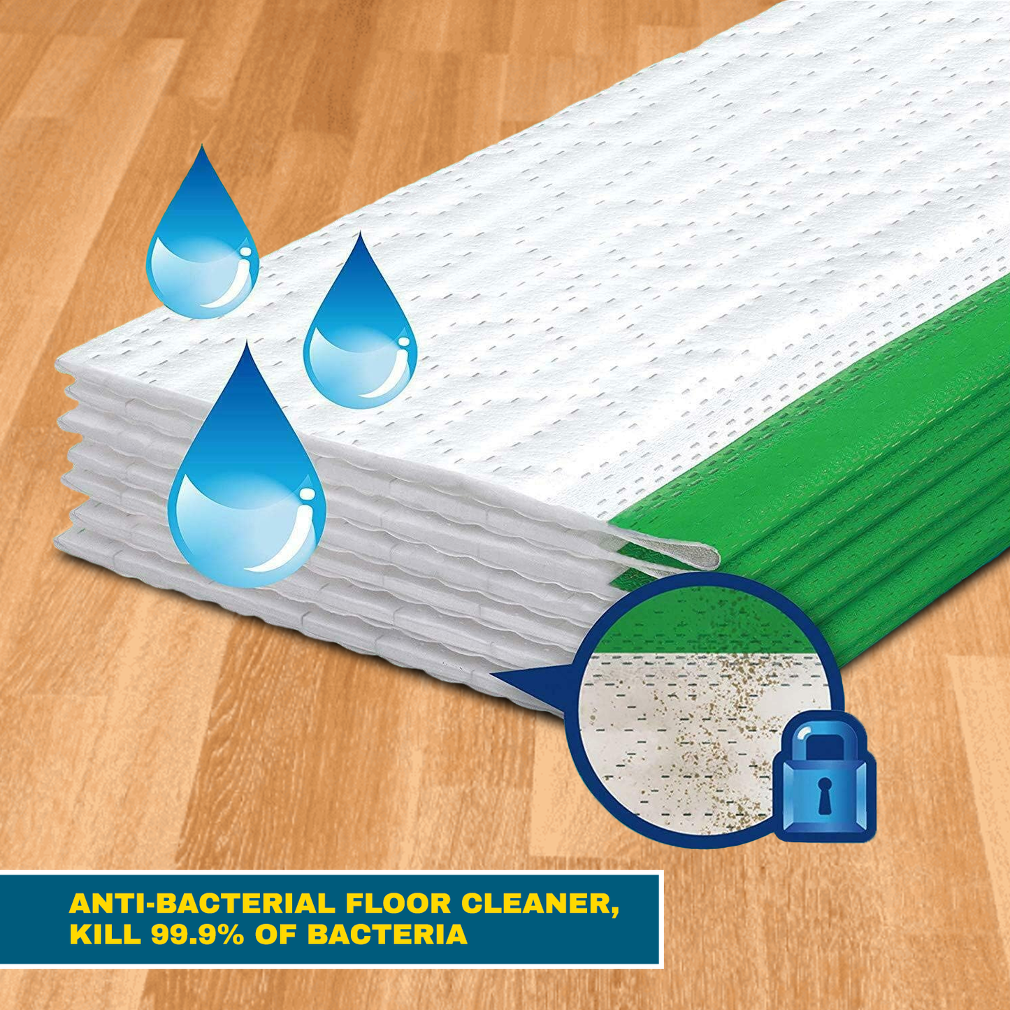 Wet Mopping Cloths – Super Absorbent & Reusable Cleaning Pads for All Floor Types