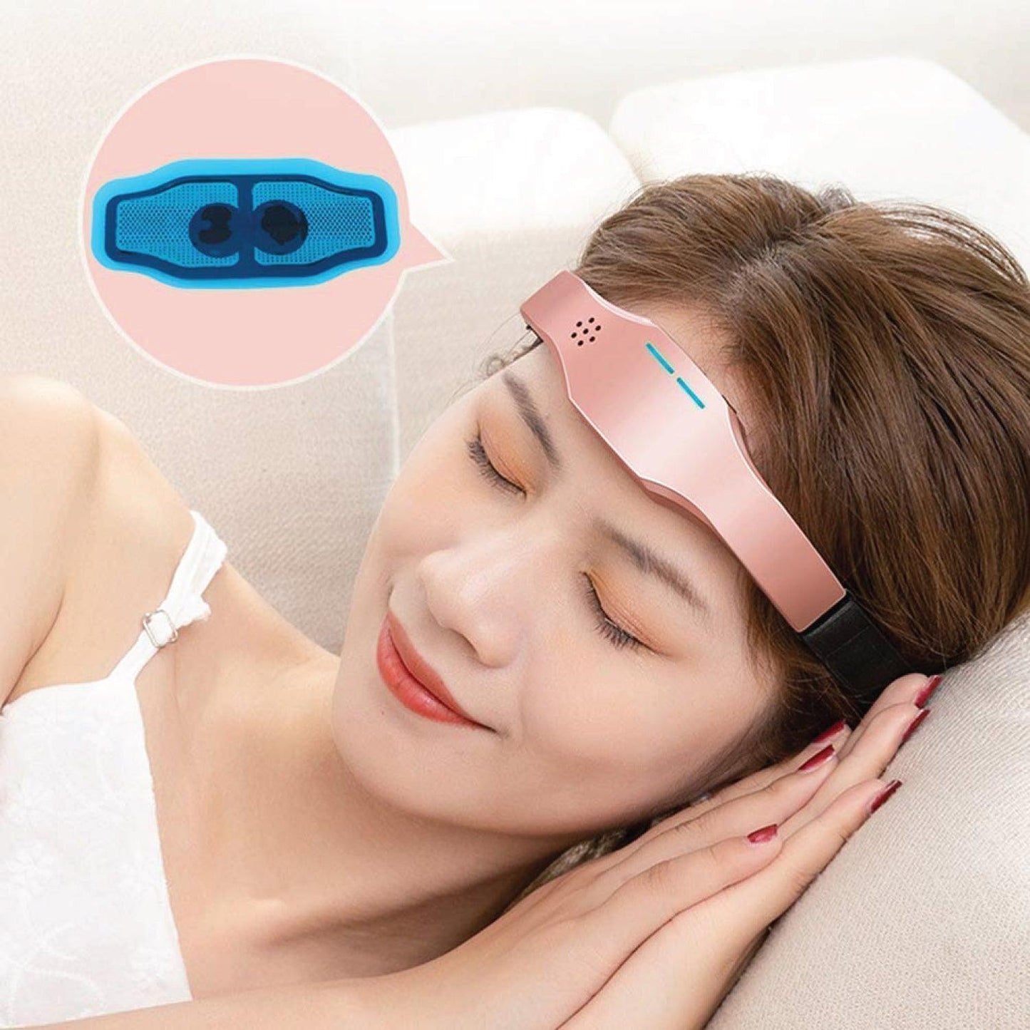 Tens Machine for Migraine - Electric Head Massager Migraine PainRelax Device Headache Relief Aid Therapy SDJ
