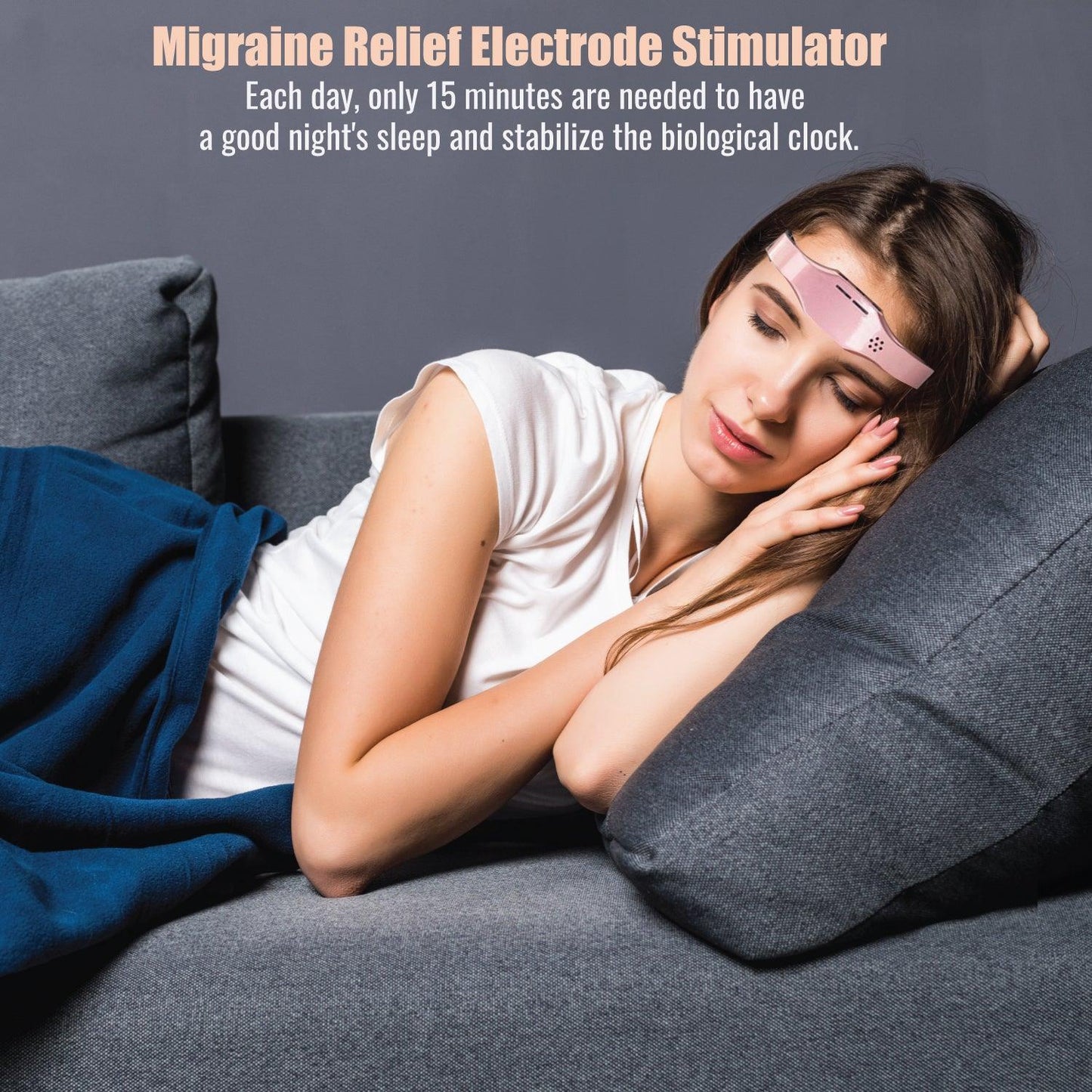 Tens Machine for Migraine - Electric Head Massager Migraine PainRelax Device Headache Relief Aid Therapy SDJ