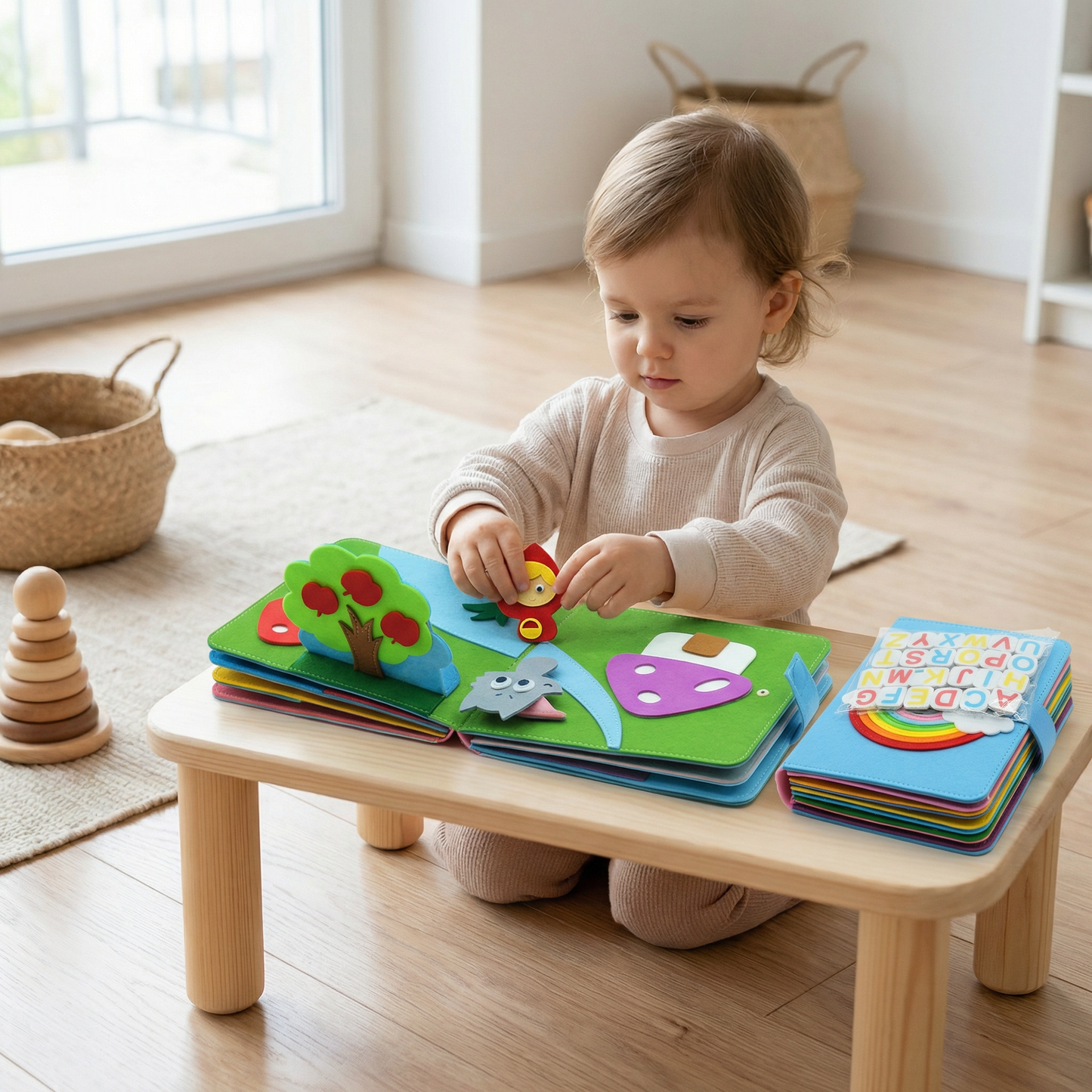 Sensory Learning Book - Montessori Fun for Kids