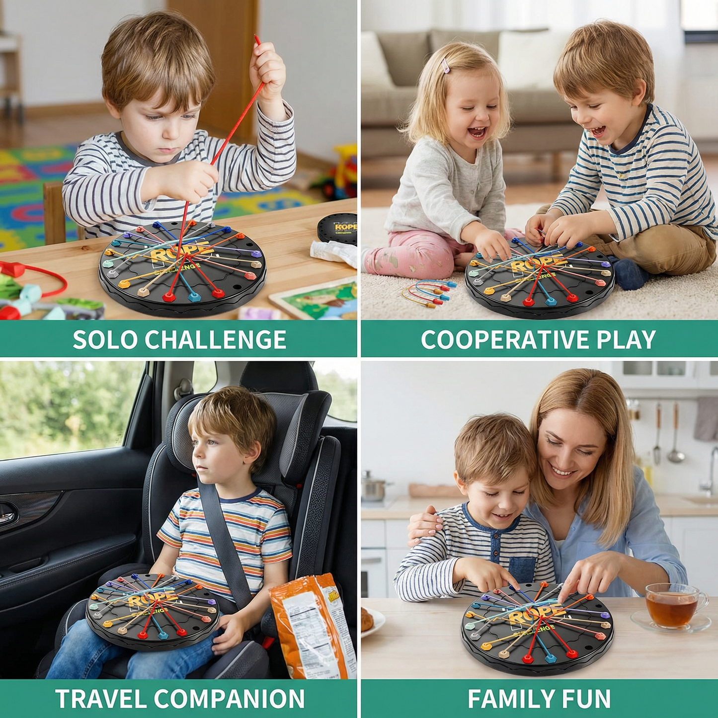Knot & Rope Logic Game – Thinking & Strategy Game for Kids
