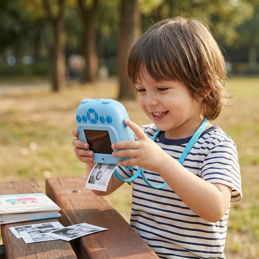 Kids Instant Print Camera – Mini HD Digital Camera with Built-in Printer