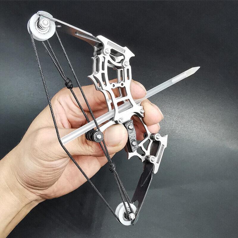Archery Kits for Beginners - 6" Mini Compound Bow Arrows Set Archery Toy Gift Kids Shooting Target Pocket Bow