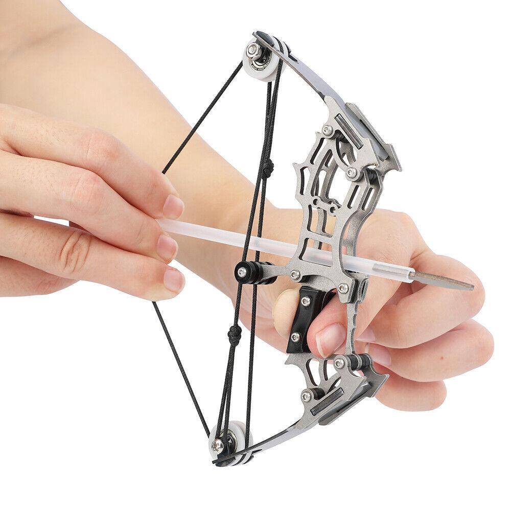 Archery Kits for Beginners - 6" Mini Compound Bow Arrows Set Archery Toy Gift Kids Shooting Target Pocket Bow