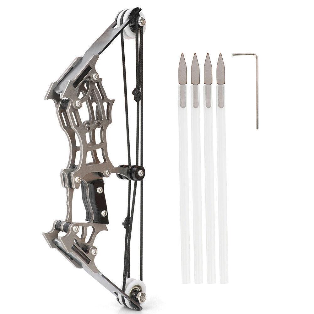 Archery Kits for Beginners - 6" Mini Compound Bow Arrows Set Archery Toy Gift Kids Shooting Target Pocket Bow