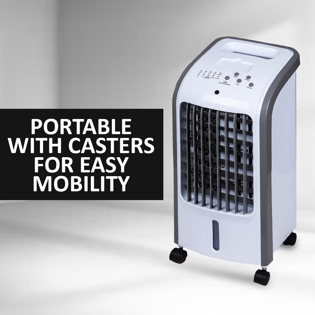 Portable Air Conditioner - 4L Air Cooler Evaporative Oscillating Unit Ice Fan W/ Remote Swing AC