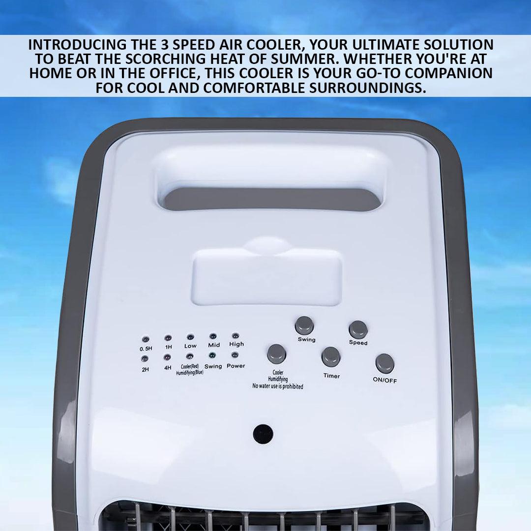 Portable Air Conditioner - 4L Air Cooler Evaporative Oscillating Unit Ice Fan W/ Remote Swing AC
