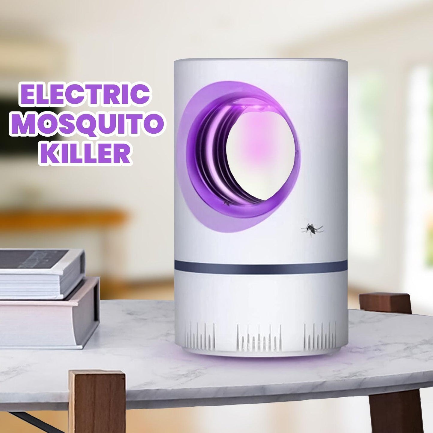 Mosquito Killer Lamp - 2X Electric USB Insect Mosquito Killer Bug Zapper Fly Pest Catcher Trap LED Lamp