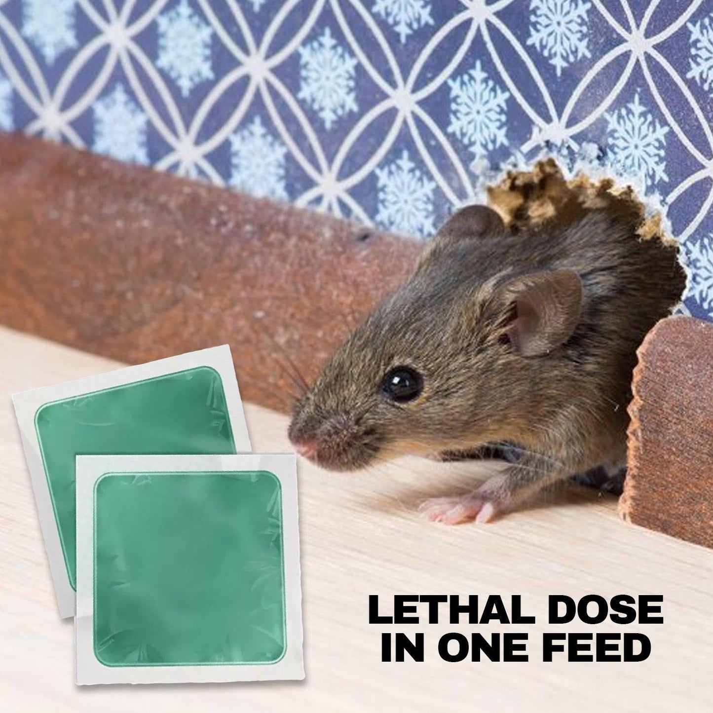 Mouse Killer Poison - 150g Rat Killer Poison Bait Deadfast Strong For Rodents Max Strength