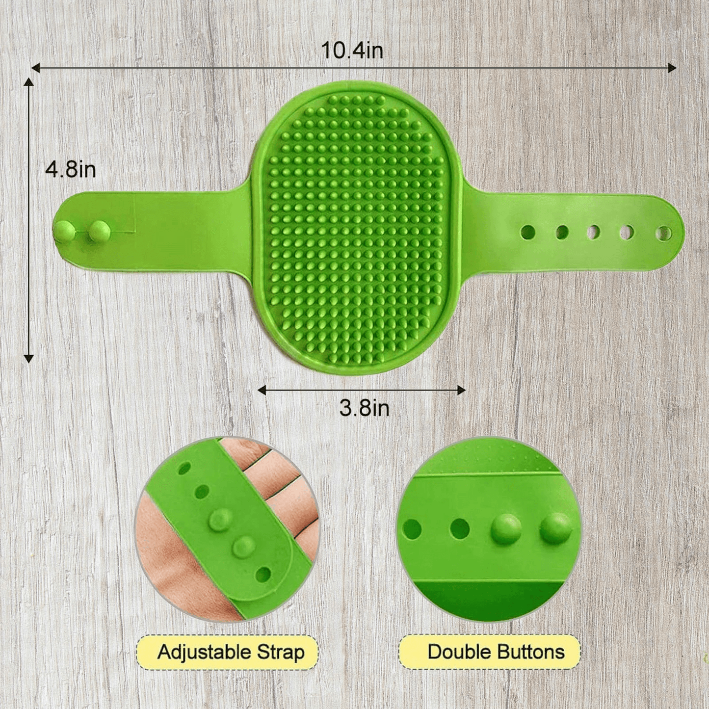 Pet Hair Remover Brush - Dog Grooming Mitt Pet Glove Brush | Cat Fur Hair Remover Deshedding Hand Massage