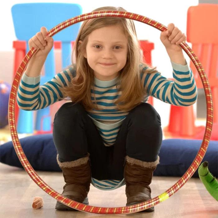 Hula Hoop Ring - Hula Hoops for Kids, Multicolour Hula Hoop Children's Adult Fitness Activity Plastic Hoola Hoop Kids