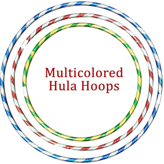 Hula Hoop Ring - Hula Hoops for Kids, Multicolour Hula Hoop Children's Adult Fitness Activity Plastic Hoola Hoop Kids