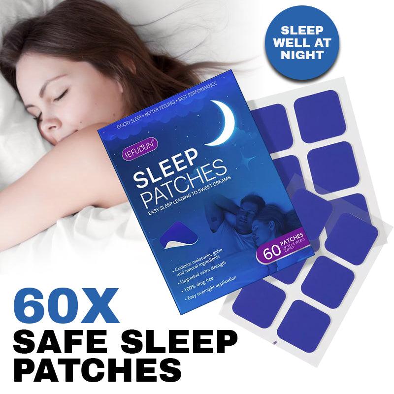 Natural Sleep Patches - 60x Safe Sleep Patches Natural Sleeping Improve Aid Patch Care Adults Rest