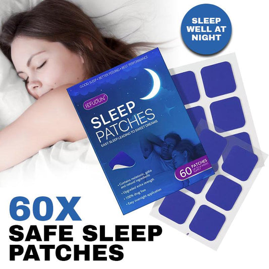 Natural Sleep Patches - 60x Safe Sleep Patches Natural Sleeping Improve Aid Patch Care Adults Rest