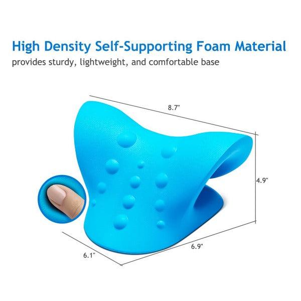 Neck Stretcher - Neck Traction Pillow Original Cloud Shape Neck Stretcher Cervical Pain Relief UK
