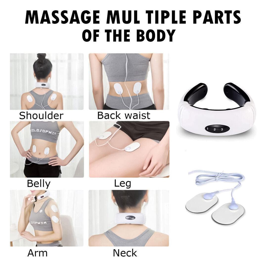 Best Massager for Neck - Cervical Neck Pulse Massager Body Shoulder Muscle Relax Relieve Pain Electric