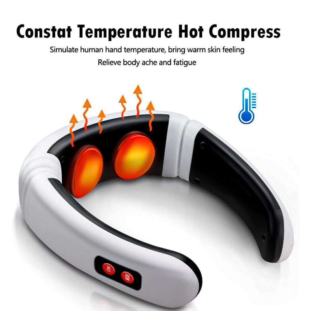 Best Massager for Neck - Cervical Neck Pulse Massager Body Shoulder Muscle Relax Relieve Pain Electric