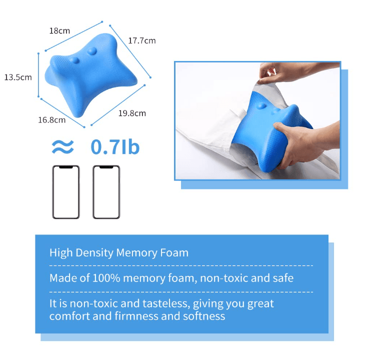 Neck Pain Relief Device- Pain Relief Cervical Traction Pillow Cloud Shape