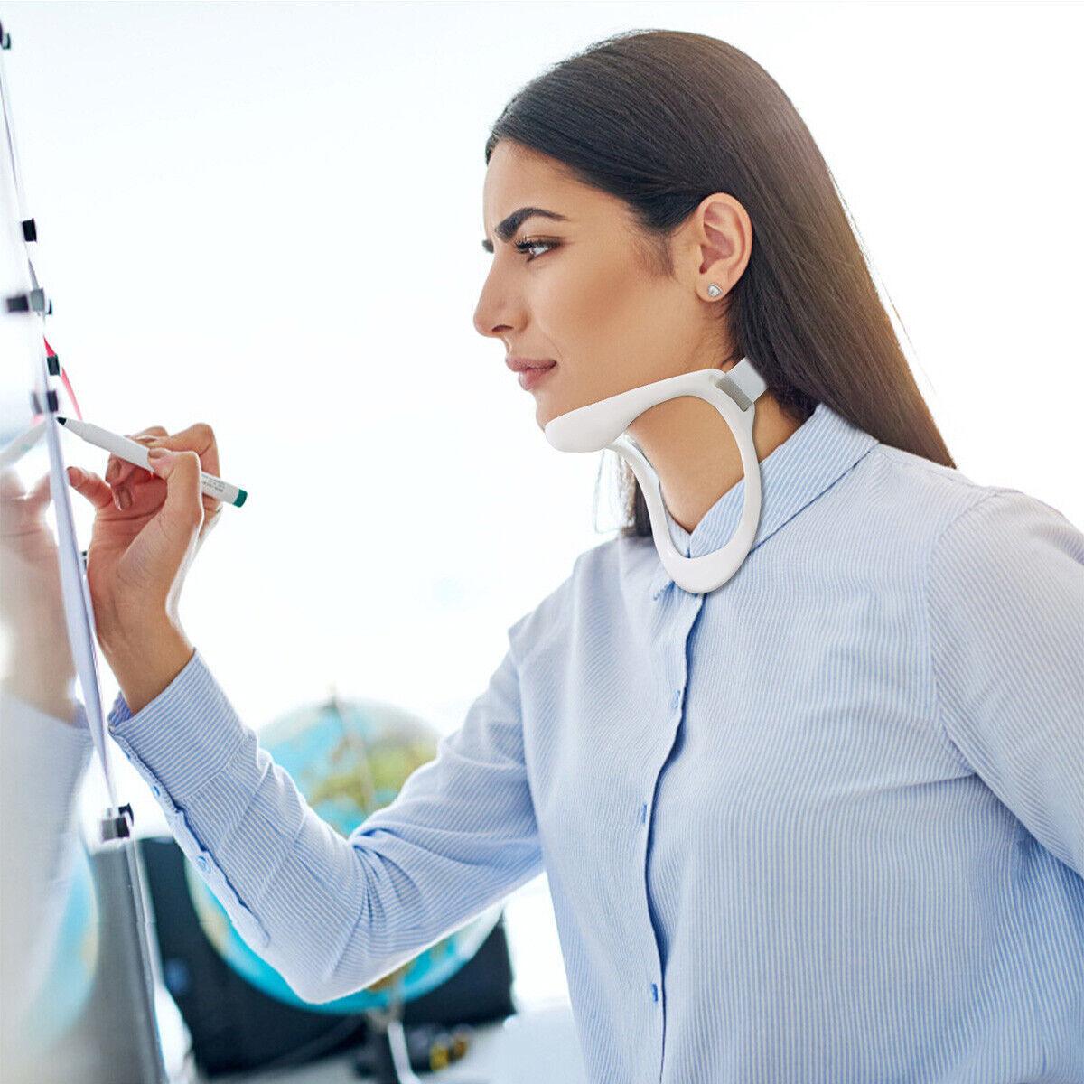 Neck Brace for Posture - Adjustable Neck Stretcher Neck Support for Cervical Pain Relief Neck Traction Device