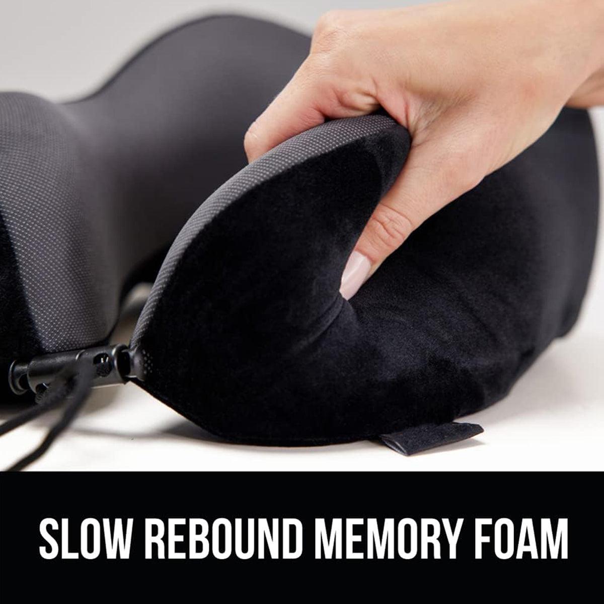 Neck Pillow for Travel - Memory Foam U Shaped Travel Pillow Neck Support Soft Head Rest Car Plane