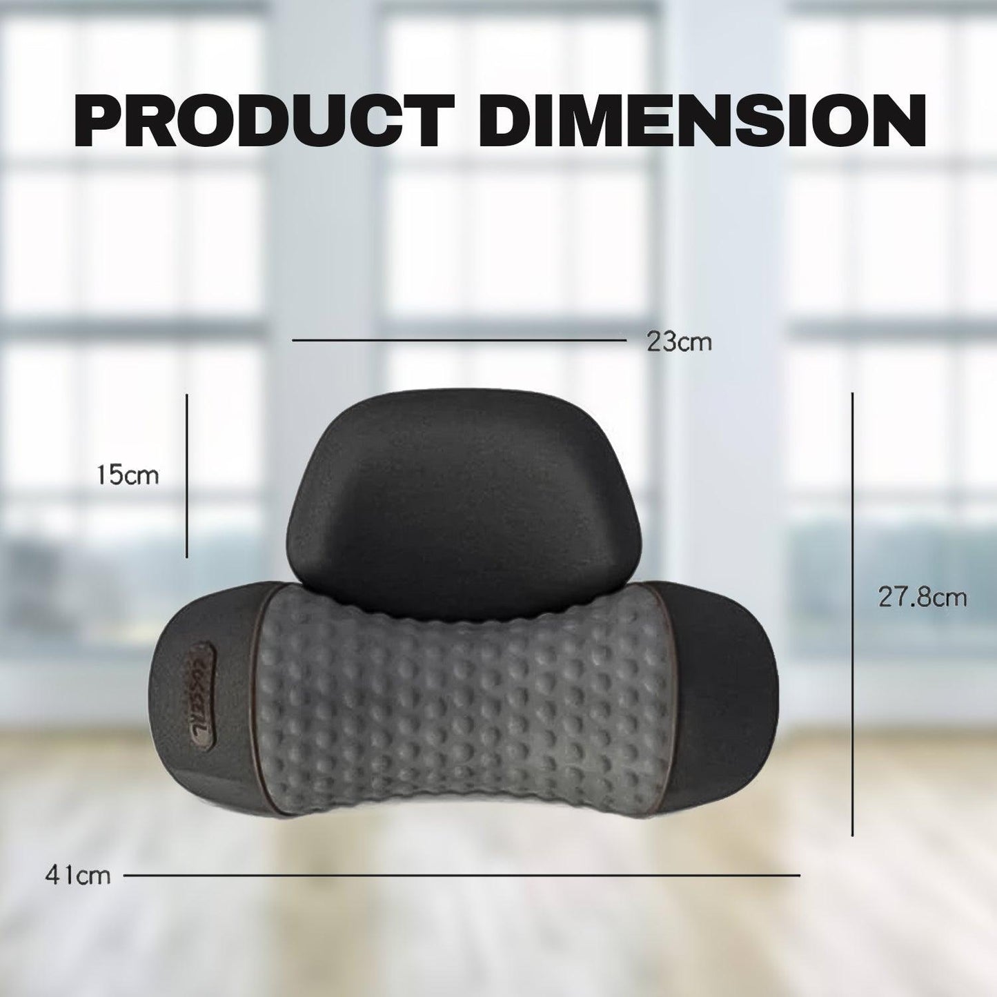 Neck Massager Pillow - 3 in 1 Neck And Shoulder Massager Memory Foam Back Massager