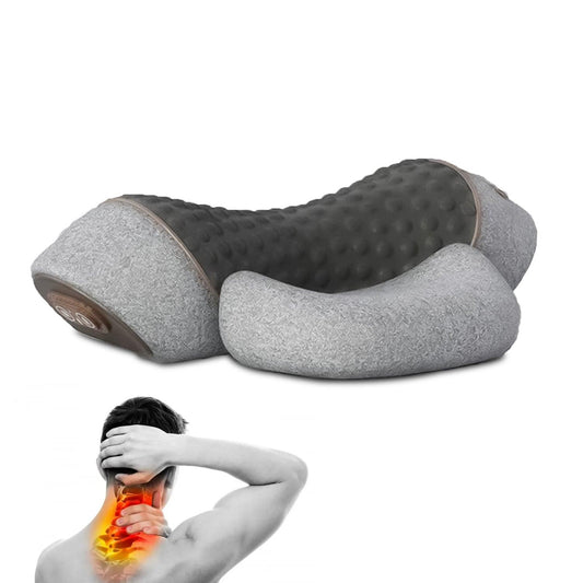 Neck Massager Pillow - 3 in 1 Neck And Shoulder Massager Memory Foam Back Massager