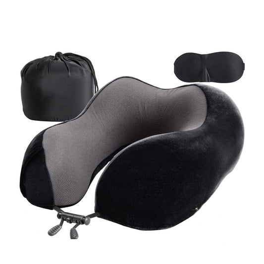 Neck Pillow for Travel - Memory Foam U Shaped Travel Pillow Neck Support Soft Head Rest Car Plane