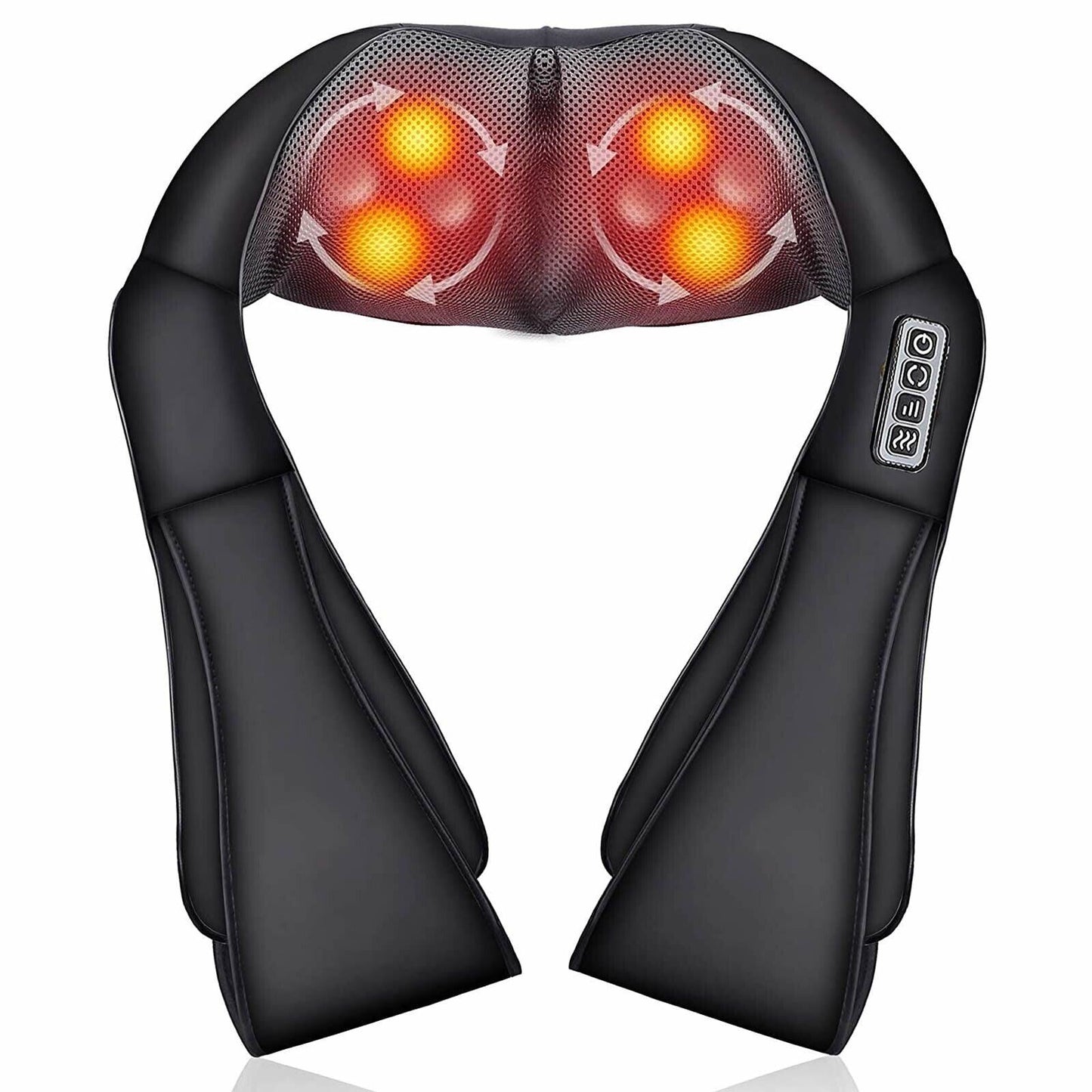 Neck and Shoulder Massager With Heat - Kneading Neck Massager Shoulder Back & Body Massage Deep Tissue