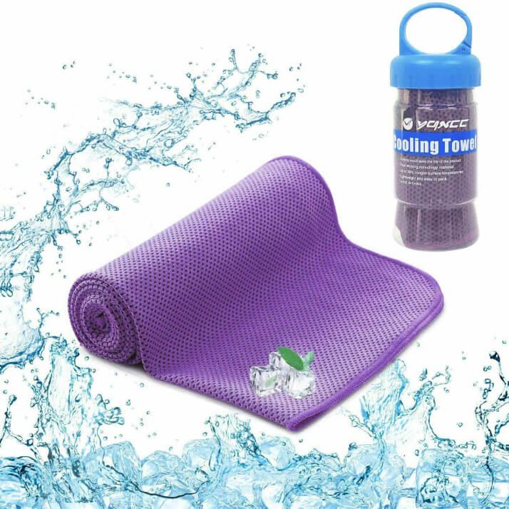 Cooling Towel for Neck - Microfibre Ice Towel, Soft Breathable Chilly Towel for Yoga, Golf, Gym, Camping, Running, Workout &amp; More