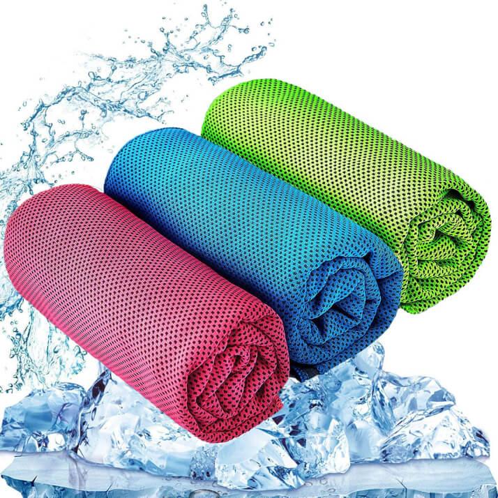 Cooling Towel for Neck - Microfibre Ice Towel, Soft Breathable Chilly Towel for Yoga, Golf, Gym, Camping, Running, Workout &amp; More