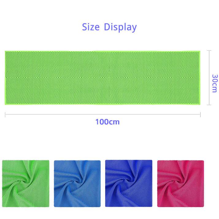 Cooling Towel for Neck - Microfibre Ice Towel, Soft Breathable Chilly Towel for Yoga, Golf, Gym, Camping, Running, Workout &amp; More