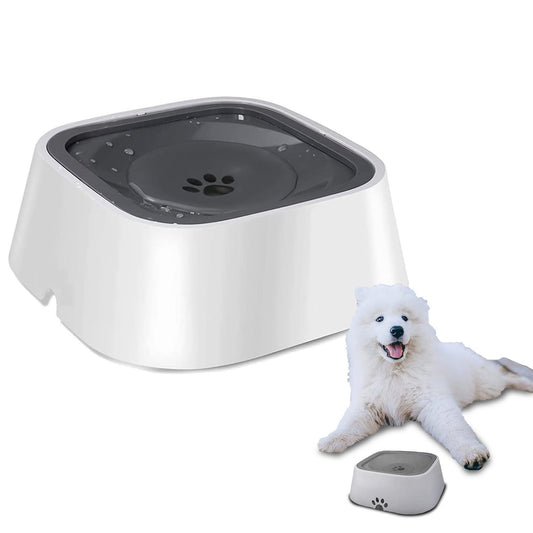 Non Spill Dog Water Bowls - 35oz Pet Water Bowl Splash Proof Dispenser Travel Portable Non Drip