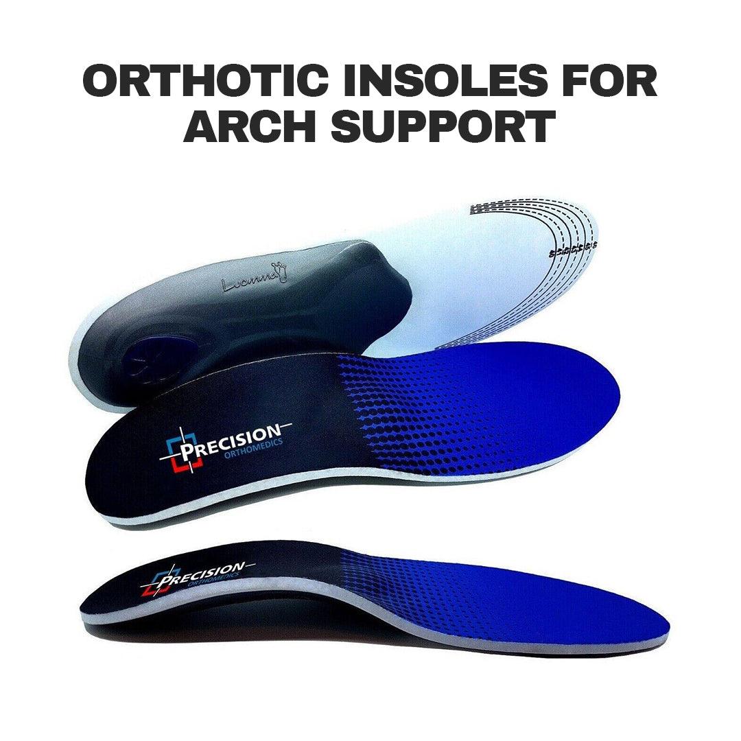 Orthotic Insoles for Flat Feet - Insoles For Arch Support Plantar Fasciitis Flat Feet Gel Heel Back Pain