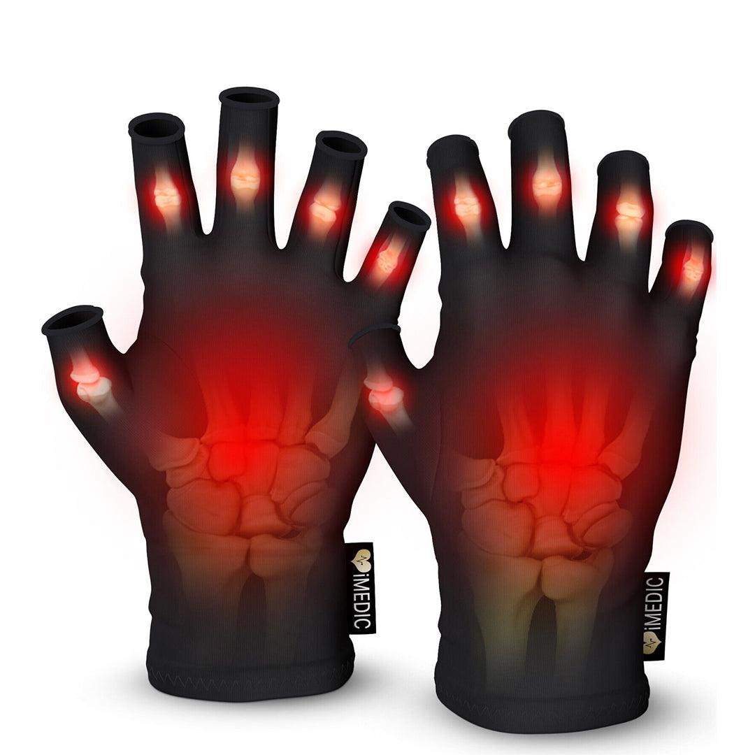 Compression Gloves for Arthritis - Fingerless Pain Relief Arthritic Hands Rheumatoid Anti Arthritis Elastic Gloves